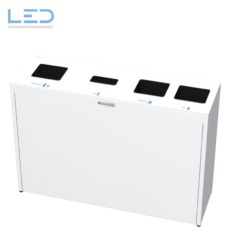Recyclingstation Multilith 4.0, Wertstoffbehälter, Abfallsystem, Waste Bin, Bechersammler, PET Recycling