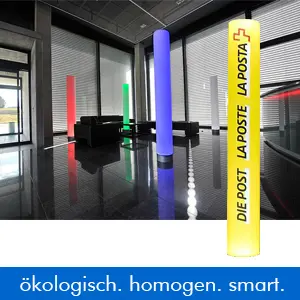 Leuchtsäulen, Werbesäulen, Dekosäulen, LED Leuchtsäulen Ihr mobiler Werbeträger für Messe- und Infostände.