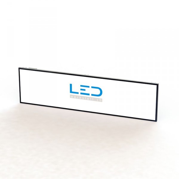 LED Leuchttafel 100x400cm RAL9005, Panneaux Publicitaires, Leuchtkasten, LED Leuchtschild, Enseignes au néon, illuminated sign, neon sign