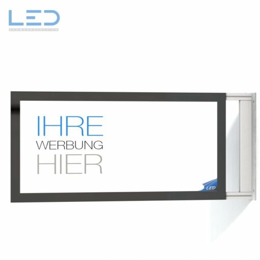 LED Stechschild SlimMount, Firmenbeschriftung, Leuchtwerbung, Leuchtreklame, Panneaux Publicitaire, Advertising signs, insegne pubblicitarie