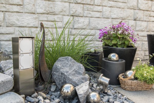 ESOCKET 350-F Color Anschlusssäule, Edelstahl IP21 IP55 NEVO