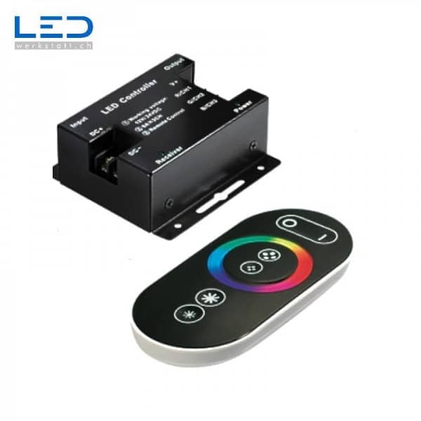 RGB Touch Controller mit Fernbedienung zu RGB LED Strips DC 12-24V