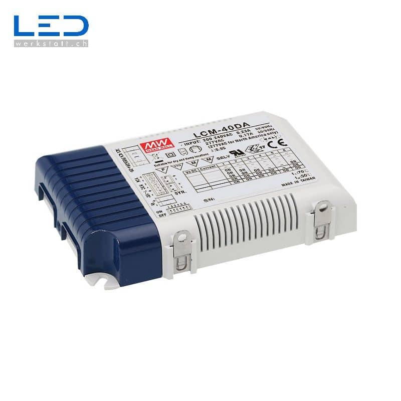 Bildergebnis für MeanWell LCM-40DA LED PowerSupply, Konverter, Trafo, LED Netzteile mit integriertem Dali Interface