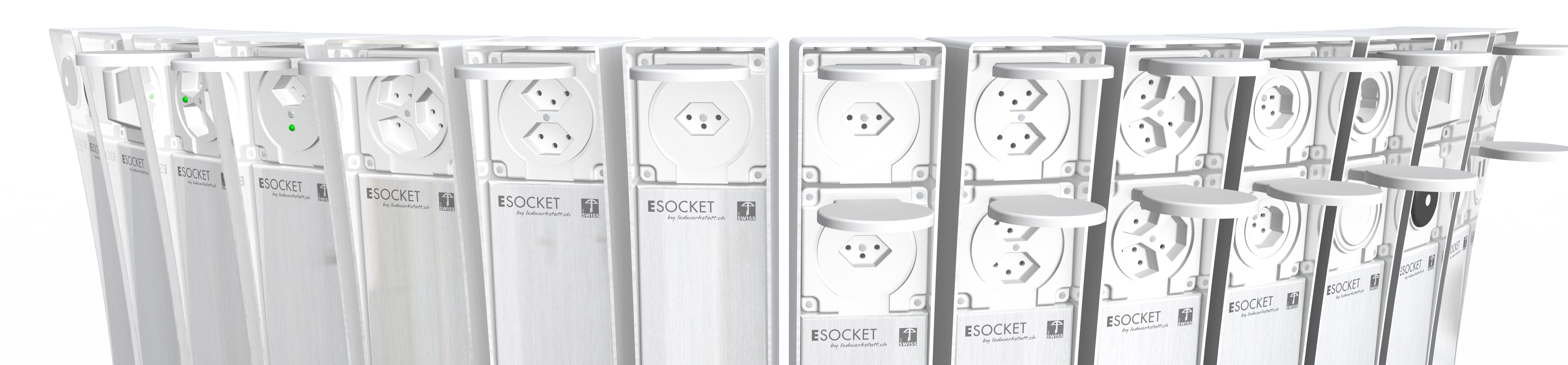 Steckdosensäule ESOCKET 900 1 Apparat, Steckdosensockel, prise de courant, outdoor socket