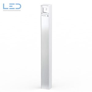 Steckdosensockel, ESOCKET aus Edelstahl Bewegungsmelder ESOCKET IP54, prises de jardin, Steckdodensäule