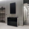 Monolith Trio Wertstoffbehälter, Recyclingstation mit 3 x 110 Liter PET, Abfall und Alu für die Mülltrennung mit Style, Waste separation Bins