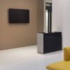 Monolith Trio Wertstoffbehälter, Recyclingstation mit 3 x 110 Liter PET, Abfall und Alu für die Mülltrennung mit Style, Waste separation Bins