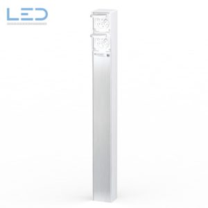 Steckdosensäule ESOCKET 900 mit 2 Apparate 3xT13 Steckdose, Outdoor Socket, prises de jardin, Steckdodensäule