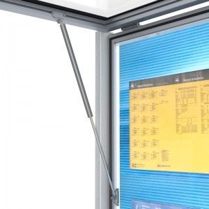 LED Leuchtkasten 3xA0 für Gemeindeinformationen oder Fahrpläne und Karten, Aussen Vitrine, Schaukasten, Infokasten, Fahrgastinformation