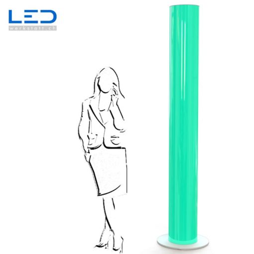 LED Leuchtsäule grün, Leuchtreklame, Lichtwerbung