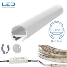LED Profil Leuchte Durchmesser 16mm mit PMMA Abdeckung
