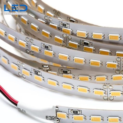 Slimflex LED Strip zu LED Profil in verschiednenen Lichtfarben