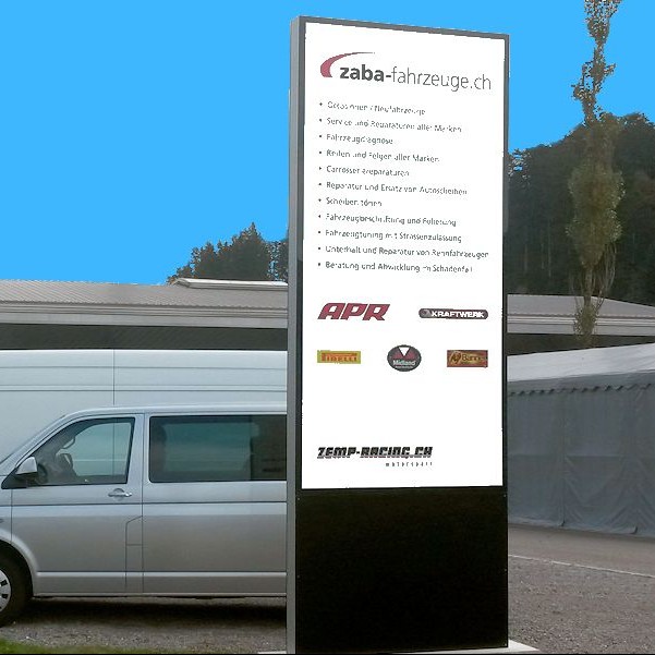 Zaba-Fahrzeuge LED Stele, Pylone, Leuchtreklame