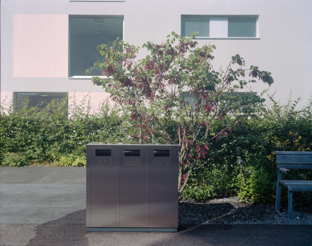 Recyclingstation W3 Emmenfeld, Wertstofftrenner, Abfallbehälter, PET, Abfall, Alu, 110 Liter, PET, Abfall, ALU, kommerzielle Mülleimer
