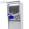 Campingsäule, Stromtankstelle, Steckdosensäule Marina, Energiesäule, Stromsäule aus Edelstahl mit CEE16 Steckdosen IP67, prises de Courant camping, socket camping