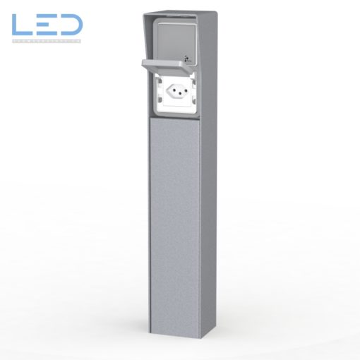 Steckdosensockel ESOCKET 500 LeGrand, Steckdosensäule, Gartensteckdose, Elektrosäule, Stromsäule