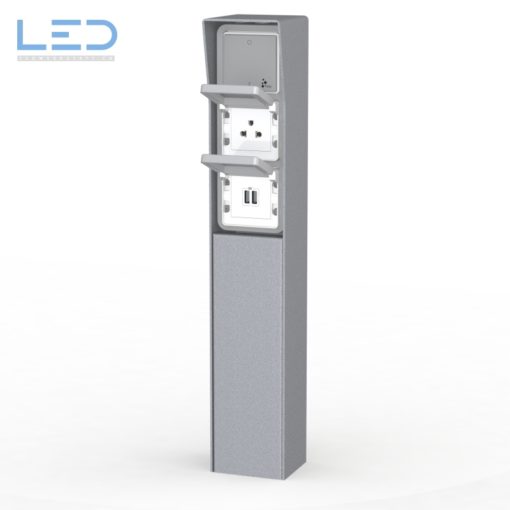 Steckdosensockel ESOCKET 500 LeGrand, Steckdosensäule, Gartensteckdose, Elektrosäule, Stromsäule