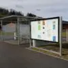 Leuchtkasten mit LED Hinterleuchtung für Gemeinde-Informationen, Karten, Farpläne und Mehr. Durch LED Hinterleuchtung werden Infos sichtbar
