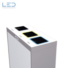 Recyclingstation, 110lt , Wertstoffbehälter, Mülltrenner, Müllstation, Abfallbehälter, Mülleimer, Abfall trennen, waste management