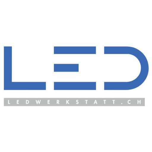 LED Werkstatt Logo, Recyclingstation, Entsorgungsberatung, Wertstofftrennung