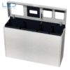recycle bin, Recyclingstation Multilith Edelstahl, Wertstoffbehälter, Waste Bin, Abfalltrenner, Abfalltrennstation, Design, Recycling Station