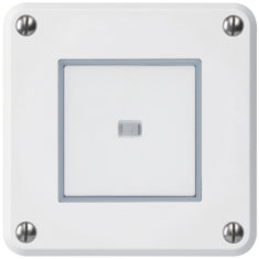 Hager Robusto, UP-Drucktaster ROB ws beleuchtet, E-Nr 366324003, EAN-Nr 7611795457226, IP55