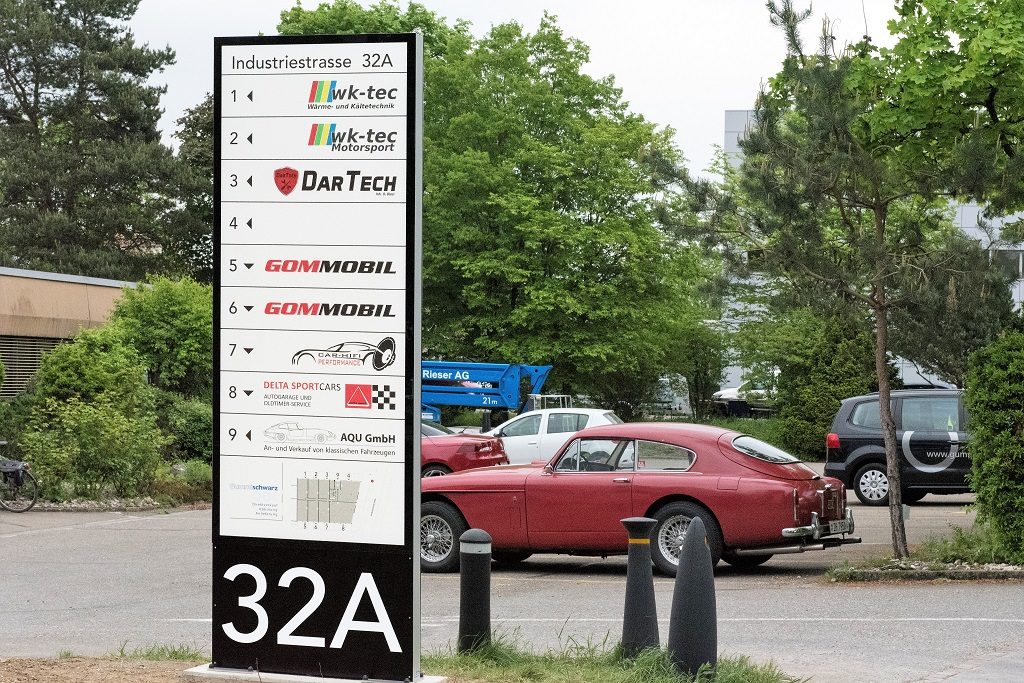 Leuchtreklame 3m Dällikon, Totem, LED Pylone, Leuchtkasten