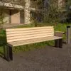 Parkbank Parker Due, Schweizer Bank, Sitzbank, Unesco Biosphäre Entlebuch, public furniture, Raum Mobiliar, Stadt Mobiliar