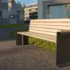 Parkbank Parker Due, Schweizer Bank, Sitzbank, Unesco Biosphäre Entlebuch, public furniture, Raum Mobiliar, Stadt Mobiliar