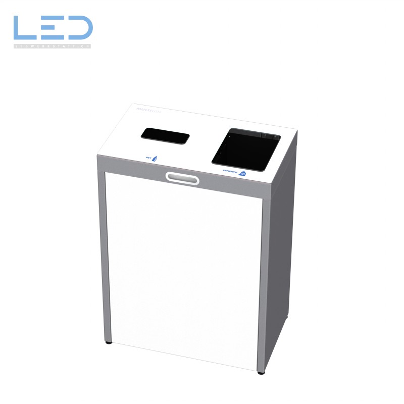 Recyclingstation Multilith 2.0 110l PET, 60l Kehricht mit grosser Öffnung