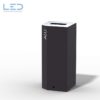 P-Bin WET Recyclingstation mit 110l Alu, frei kombinierbar für Büros und öffentliche Einrichtungen, Design Abfallbehälter P1 - P4