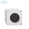 NAP-Druckschalter NEVO S3-1L beleuchtbar weiss, E-Nr 360221000, EAN-Nr 7613175318141