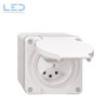 NAP-Steckdose NEVO 2×T13 weiss, E-Nr 644021000, EAN-Nr 7613175336084
