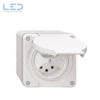 NAP-Steckdose NEVO 2×T13 weiss, E-Nr 644021000, EAN-Nr 7613175336084