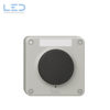 NUP-Sonnerie-Drucktaster NEVO lichtgrau, Felle, Namensschild, 16A 230 VAC, Steckklemmen, E-Nr 366110040, EAN-Nr 7613175356839, Elektromaterial