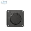 NUP-Sonnerie-Drucktaster NEVO schwarz, Feller, Namensschild, 16A 230 VAC, Steckklemmen, E-Nr 366110050, EAN-Nr 7613175356808, Elektromaterial