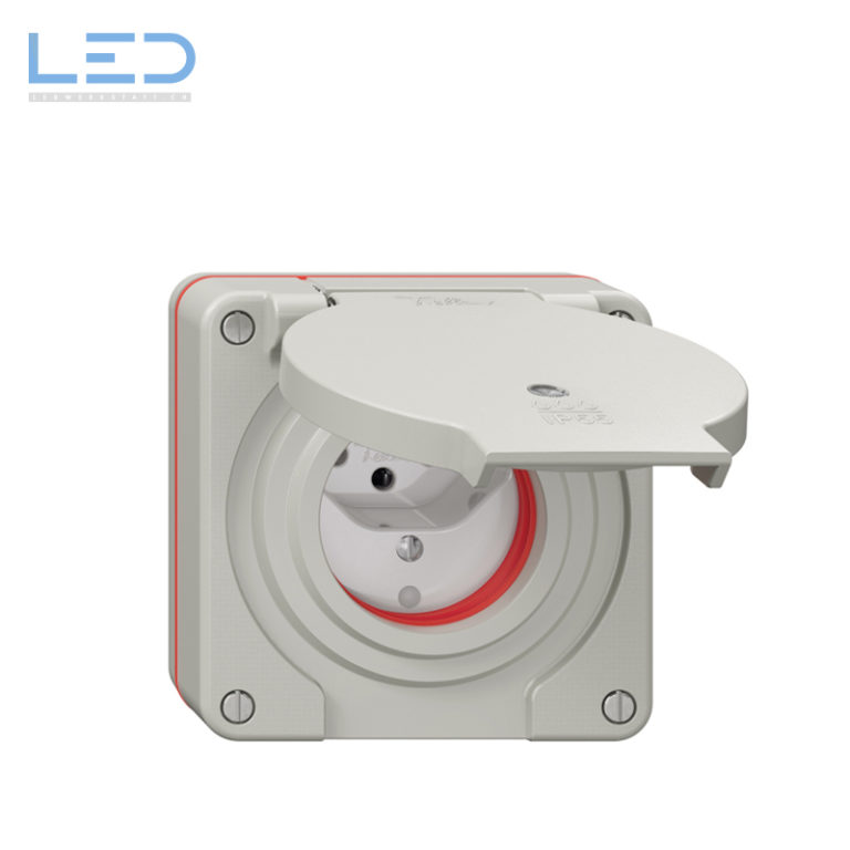 Steckdose Feller NEVO T13 IP55 gemäss SN 441011 mit Dichtung