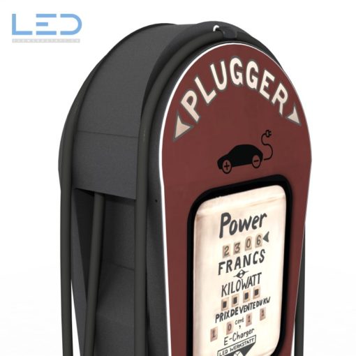 Plugger E-Charger, Ladestation 22 kWh, E-Mobility, Elektro Ladestation mit Typ 2 Stecker, Elektromaterial