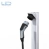 Typ 2 Steckerhalterung, Steckersäule, Bodensäule, Ladekabel Halter, Kabel Management, E-Mobility Swiss Made, Bodenmontage Säule