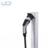 Halterung Typ 2 Kabel, Steckersäule, Bodensäule, Ladekabel Halter, Kabel Management, E-Mobility Swiss Made, Bodenmontage Säule
