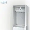 Wandascher aus Edelstahl für hoch frequentierte Standorte und öffentliche Einrichtungen, 5 Liter Sammelvolumen, Swiss Made