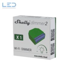 Shelly Dimmer 2, Dimmen von Lasten bis 200 W, phasenan- oder abschnitt konfigurierbar, Steuerbar über Smartphone App, PC oder Schalteingang