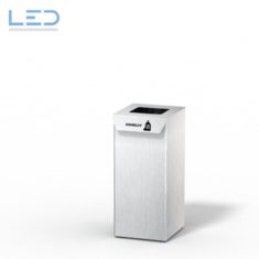 Slider 60l Abfall Recyclingbehälter 110 Liter, Bedienung auf der Rückseite mittels Schubladenauszug aus Edelstahl 1.4301, Swiss Made
