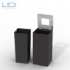 B-IN Recyclingstation, Office Abfallstation mit 110 & 60 Liter Basis Fraktion, moderne Wertstofftrennung im Büro, Swissmade