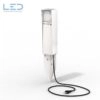 Bodensäule mit Erdspiess, ESOCKET 350-F Steckdosensäule, Energiesäule, Bodensäule für den Garten mit Feller NEVO Apparaten, Swiss Made