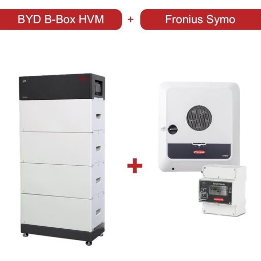 BYD HVM + GEN24-Smartmeter, BYD Premium HVM Batteriemodul mit Fronius GEN24 Plus und Smartmeter kompatibel