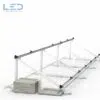 Aufdach Ständer 20° & 30° für Flachdach oder Trapetzsdach Solarmodul Montagen, K2 Montageschienen Crossrail