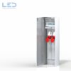 Energiesäule 900 CEE DS-17176-1001, Abschliessbare Anschlusssäule Edelstahl, Stromverteilung für CEE 16 und CEE 32