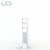 ESOCKET 600-H NAP3, Energiesäulse für Hager NAP Apparate 3 Fach, Säule aus geschliffenem Edelstahl