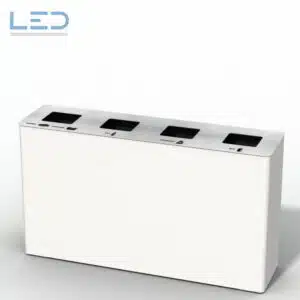 B-IN 4 XXL White Recyclingstation, Wertstoffbehälter für KMU's, Recycling Behälter B-IN 4 XXL White Recyclingstation, Wertstoffbehälter für KMU's, Recycling Behälter, Recycling Bin, Waste Management für Ihr Office, Büro